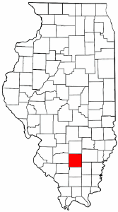 Illinois Map showing Jefferson County