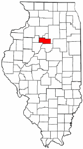 Illinois Map showing Marshall County