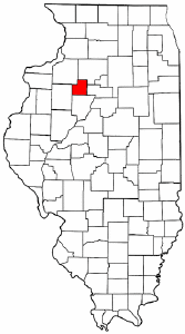 Illinois Map showing Stark County