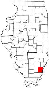 Illinois Map showing White County