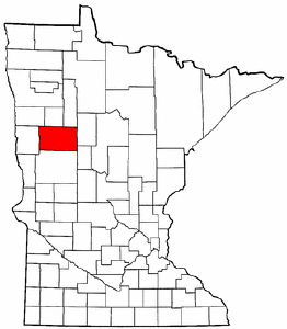 Minnesota Map showing Becker County