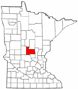 Minnesota Map showing Morrison County