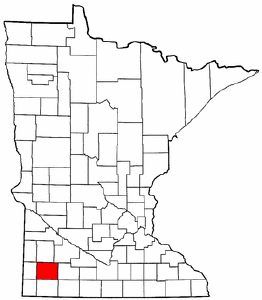 Minnesota Map showing Murray County