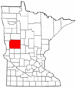Minnesota Map showing Otter Tail County