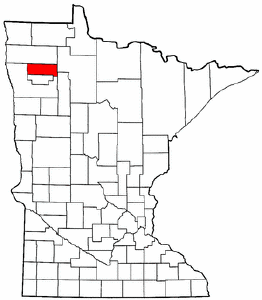Minnesota Map showing Pennington County