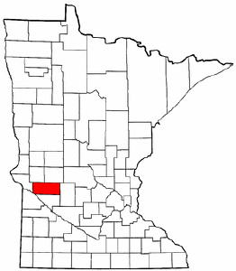 Minnesota Map showing Swift County