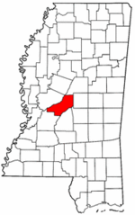 Mississippi Map showing Madison County