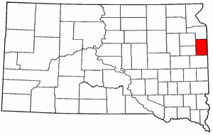 South Dakota Map showing Deuel County