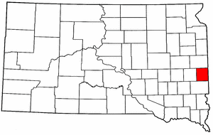 South Dakota Map showing Moody County