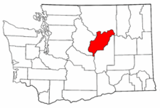 Washington Map showing Douglas County