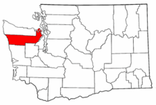 Washington Map showing Jefferson County