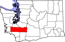 Washington Map showing Lewis County