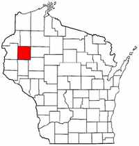 Wisconsin Map showing Barron County