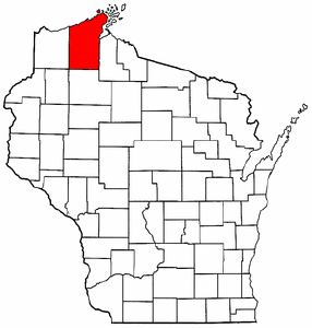 Radon levels for Bayfield County