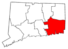 Radon levels for New London County